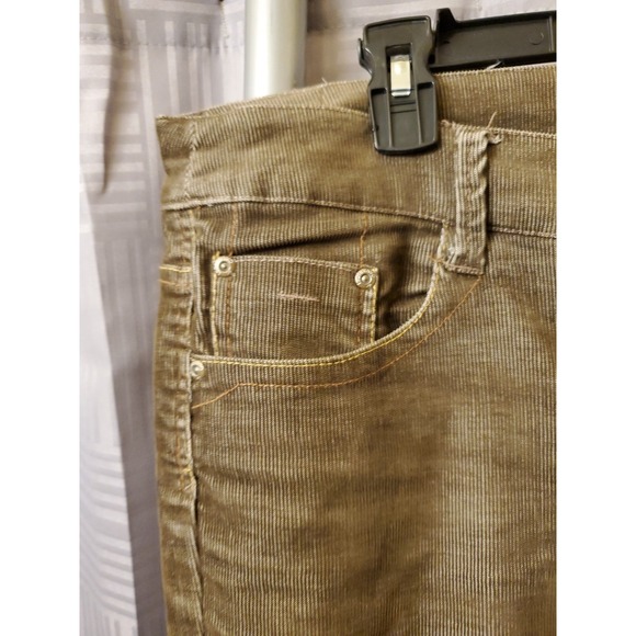 Z Cavaricci Y2k Flare Corduroy Pants Women's‎ Size 14 Brown Casual - Picture 3 of 10